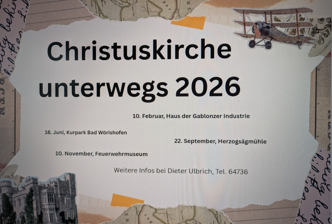 Christuskirche unterwegs